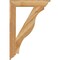 Ekena Millwork Funston Traditional Rough Sawn Bracket, Western Red Cedar, 4"W x 26"D x 38"H BKT04X26X38FST01RWR - alternate 4